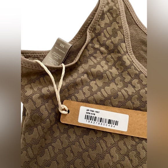 SKIMS LOGO TANK TOP XXS DESERT  AP-TNK-1687 NWT - Picture 3 of 3